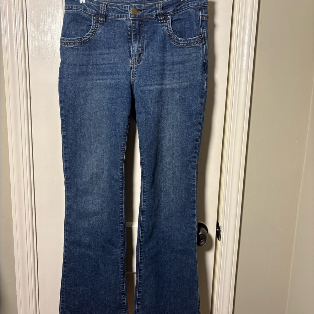 Cider Women's Medium Blue Flare Jeans